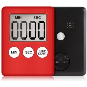 Super Dunne Lcd Digitale Scherm Kookwekker Vierkante Koken Tellen Countdown Alarm Slaap Stopwatch Temporizador Klok