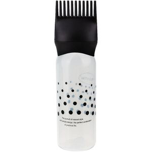 Lege Haarverf Fles Met Applicator Borstel Doseren Salon Haarkleuring Verven Flessen Kappers Styling Tool 120Ml