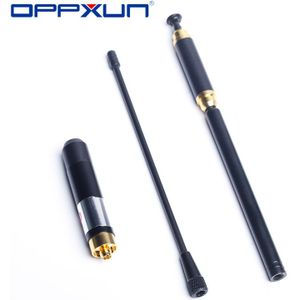 Al-800 AL800 144/430 Mhz Sma F Vrouwelijke M Mannelijke Bnc High Gain Super Telescopische Antenne Voor Pryme Kenwood Hyt baofeng UV-5R