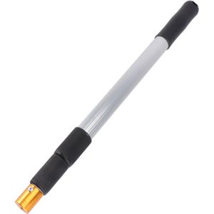 1Pc Roller Brush Extension Rod Aluminum Alloy Nut Gatherer Telescopic Rod Silver