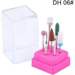 7 Pcs Keramische Nagelvijlen Boor Manicure Elektrische Slijpen Polijsten Hoofd Set Frezen Nail Boor Machine Polijsten Hoofd
