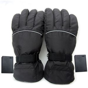 Verbeterde Verwarmde Handschoenen Elektrische Handschoenen Batterij Box Power Ski Winddicht Verwarming Warm Cycing Handschoenen Voor de Winter