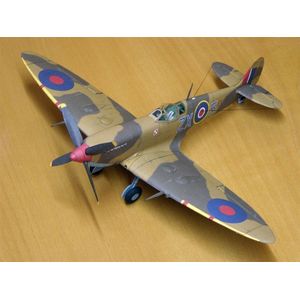 1:33 Schaal Uk Supermarine Spitfire Ixc Diy Handwerk Paper Model Kit Puzzels Handgemaakte Speelgoed Diy