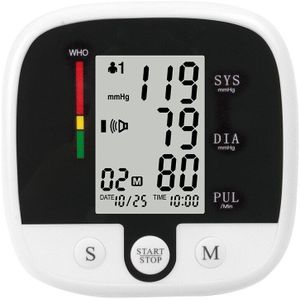 Usb Opladen Pols Bloeddrukmeter Digitale Elektrische Tonometer Sphygmomanom Arm Tensiometro Hartslagmeter Gezondheidszorg