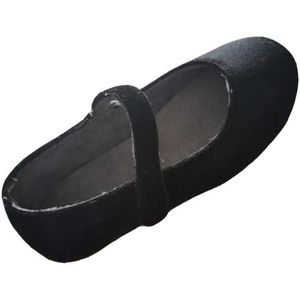 Cmsolo Meisjes Fluwelen Mary Jane Schoenen Beste Rubber Elegante Prinses Dans Schoen Winter Warme Fluwelen Schoenmaat 21-30