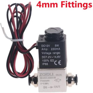 Compressor Valve 1/4 &quot;Normaal Gesloten Pneumatische Aluminium Magneetventielen 12V 24V Spanning Voor Lucht Water Olie