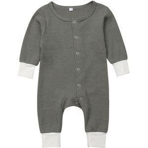 Brand Tops Pasgeboren Baby Baby Boy Meisje Romper Jumpsuit Playsuit Kleding Outfits Lange Mouwen Knit Lente Herfst Outfits