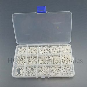 480 stks/set M2 M2.5 M3 ISO7045 DIN7985 GB818 Nylon Cross Verzonken Pan Kop Schroeven Plastic Spacer Phillips Schroef Kit