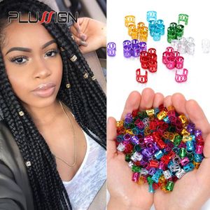 Goedkope 1000Pcs Mambo Kralen Voor Vlechten Mode Haar Charm Ring Voor Vlechten Doos Vlecht Haar Accessoires Dread Kralen