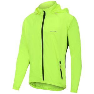 Outto Convertible Winddicht Fietsen Jas Reflecterende Windjack mannen Bike Verwijderbare Mouwen UV Bescherming Vissen Kleding