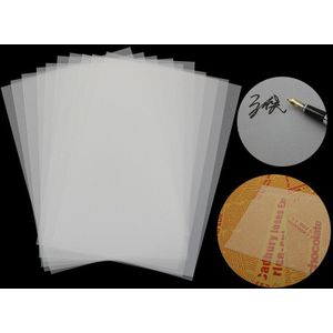 50Pcs Zwavelzuur Papier Transparant A1/A2/A3/A4 Tracing Papier Schets Kantoor Copy Kalligrafie Linyi techniek Transfer Papier