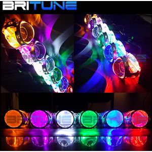 360 Graden SMD LED Demon Eyes Duivel Ogen Voor 3.0 WST Q5 Bixenon Projector Lenzen Koplamp Retrofit Rood Blauw Geel groen Paars