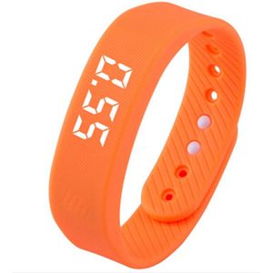 Led Sport Kleine Smart Armband Elektronische Horloge Kid Mannen Vrouwen 3D Stap Count Calorie Afstand Intelligente Herinnering Sleep Monitor