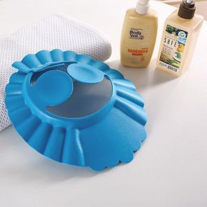 Baby Kinderen Bescherming Oog Oor Veilige Zorg Shampoo Bad Baden Douche Cap Waterdichte Wash Hair Shield Verstelbare Elastische Cap