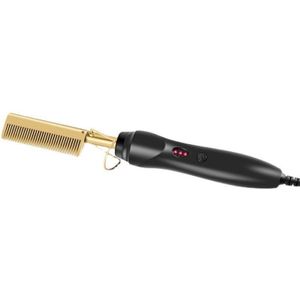 Stijltang Strijkijzers Stijltangen Borstel Verwarming Kam Haar Rechte Styler Corrugation Curling Iron Hair Curler Kam