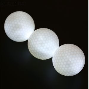 Gohantee 3Pcs Led Golfballen Met Doos Night Training Golf Praktijk Bal 42.6Mm Dia Surlyn Golf Ballen 6 kleuren Balle De Golf
