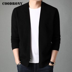 Coodrony Vest Mannen Streetwear Mode Jas Vesten Herfst Winter Aankomst Zachte Wollen Trui Mannen Pocket C1115