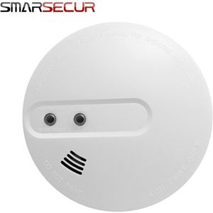 Brandbeveiliging 433Mhz Rookmelder Draadloze Wit Kleur Rook Sensor Alarm Fire Voor H6 Gsm/Wifi Alarmsysteem