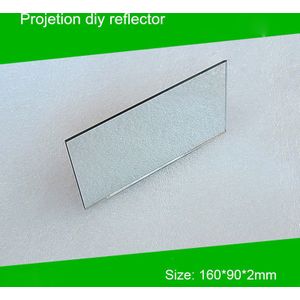 1 stuk 160*90*2mm Mini Projector diy Reflector Projector Spiegel accessoire voor projector diy