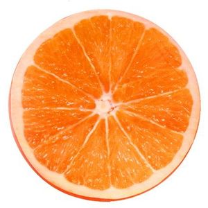 Creatieve 3D Zachte Ronde Home Decoratieve Kussen Pluche Citroen Fruit Seat Pad Bureaustoel Rugkussens Watermeloen Kiwi Oranje