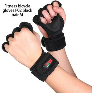 1 Paar/set Anti-Slip Half Vinger Fitness Handschoenen Gewichtheffen Handschoenen Bescherm Wrist Gym Training Vingerloze Sport Handschoenen