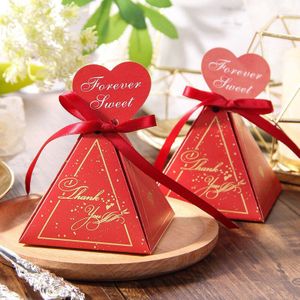 7.5X7.5X7.5Cm Bronzing Wedding Candy Box Liefde Linten Diy Bruiloft Gunst Geschenkdozen Zakken Voor Baby douche Party