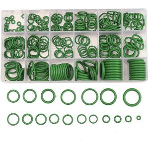 VicTsing 270 Stuks Auto Airconditioning Systeem Rubber O-Ring Assortiment Groen Paars A/C Air Gas olie Proof Sanitair Kit Tools