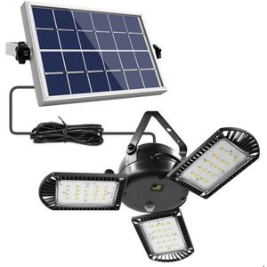 60 Led Solar Light 3 Lamp Verstelbaar Lichtheid Met Afstandsbediening 2/4/6 Timer Outdoor Waterdichte Solar tuin Lampen