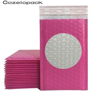 10PCS #000 12x21cm Roze Poly Bubble Mailer Gewatteerde Enveloppen 4.8x8.4inch Self seal mailing Zak Bubble Envelop enveloppen