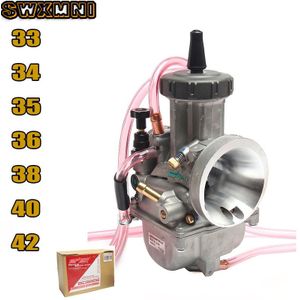 Universele PWK33mm 34Mm 35Mm 36Mm 38Mm 40Mm 42Mm Carburateur Voor Keihin 2T 4T Scooter Atv Utv 250CC 300CC 350CC 400CC Motor