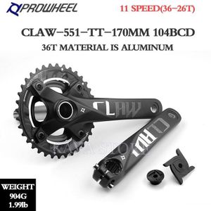 Prowheel Fiets Mtb 10/11 Speed Crankstel 170Mm Met Tandwielen Trapas Bb 36-26T 42-32-24T Mountainbike crank Set