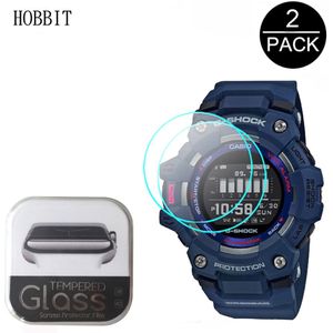 2Pcs Anti-Kras Gehard Glas Voor Casio G-SHOCK GBD-100 1PR 2PR 1A7PR Sport Horloge Clear Hd 2.5D 9H 0.3 Mm Screen Protector
