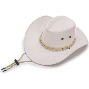 Zonnehoed Faux Lederen Cowboy Hoed Mannen En Vrouwen Reizen Caps Mode Westerse Hoeden Chapeu Cowboy 9 Kleuren