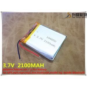 5pcs 3,7V lithium polymeer batterij 104050 2100MAH Tablet PC navigatie mobiele power GIY