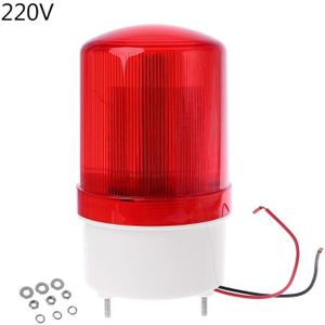 220V/12V/24V Led Alarm Light Waarschuwing Lamp Signaal Buzzer Rotary Strobe Flash Sirene Emergency geluid Verlichting Hummer