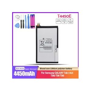 4450Mah T4450E Vervanging Tablet Batterij Voor Samsung Galaxy Tab 3 8.0 T310 T311 T315 SM-T311 SM-T315 T3110 E0288 E0396 + Gereedschap