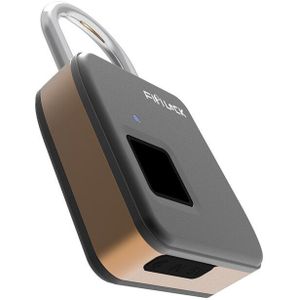 Fipilock Waterdichte Biometrische Lock Intelligente Lock Beveiliging Fingeprint Hangslot Smart Voor Bagage Koffer Rugzak Kantoor