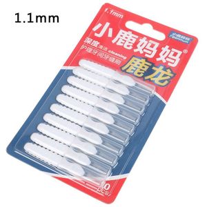 10Pcs Interdentale Borstel Tandheelkundige Borstels Floss Pick Push-Pull Tandenstoker Schoon Tussen Tanden Cleaning Borstels Voor Volwassenen