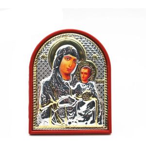 Orthodoxe Pictogram Kerk Gebruiksvoorwerpen Lod Jezus/Maagd Maria Icoon
