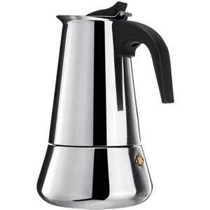 100Ml/200Ml/300Ml/450Ml Espresso Koffiezetapparaat Moka Pot Rvs Elektrische Kachel filter Percolator Koffie Brouwer Ketel Pot