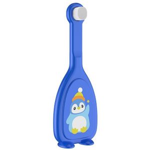 2022 Kinderen Zuigeling Tandenborstel U Silicon Tandenborstel Mond-Cleaning Handleiding Cartoon Patroon Hand-Held Versie 2-12T