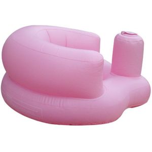 PVC Baby Opblaasbare Stoel Roze Groen Kinderzitje Bank Eetkamerstoel Baby Speelkleed Sofa Studie Bench Douche Baby Care draagbare