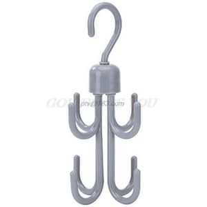 Ruimtebesparend Hanger Kasten Kledingrek 360 Graden Rotatie Schoenen Riem Tie Sjaal Rek Sleutel Haak Closet Organizer