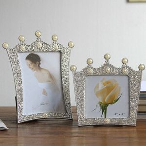 Fotolijst Leuke Cupido White Pearl Crown Rechthoek Creatieve Home Decoratie Bruiloft Fotolijst Wholesae FG911