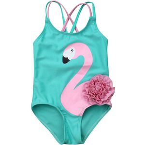 Peuter Kid Baby Meisjes Flamingo Bikini Badmode Badpak Strand Badpak 6 M-5 T