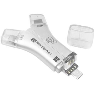 Veelzijdige High Speed 4-In-1 Sd-kaartlezer Voor Alle Apparaten Micro Sd Geheugenkaartlezer B99