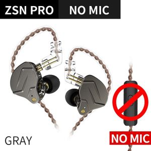 Kz Zsn Pro 1BA 1DD Hybrid Drive In Ear Oortelefoon Hifi Metal Bass Oordopjes Sport Muziek Headset Vervangbare Kabel ZS10 pro Zsx Zstx