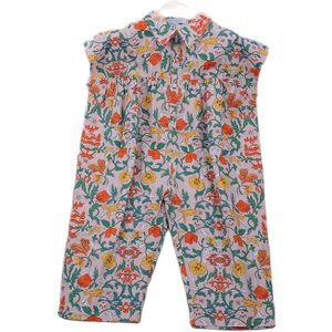 Sodawn Meisjes Jumpsuit Zomer Bloemen Kinderkleding Losse Mouwloze Een Stuk Broek Koreaanse Kid Kleding