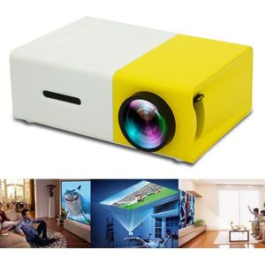 Mini Projector YG300 Huishoudelijke LCD Projector 4K Full HD 12V 1080P voor Home Media Player met US/AU/EU/UKPlug