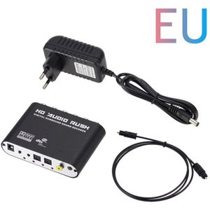 Pzzpss AC3 Audio Digitaal Naar Analoog 5.1 Kanaals Stereo Dac Converter Optische Spdif Coaxiale Aux 3.5Mm Naar 6 Rca decoder Versterker